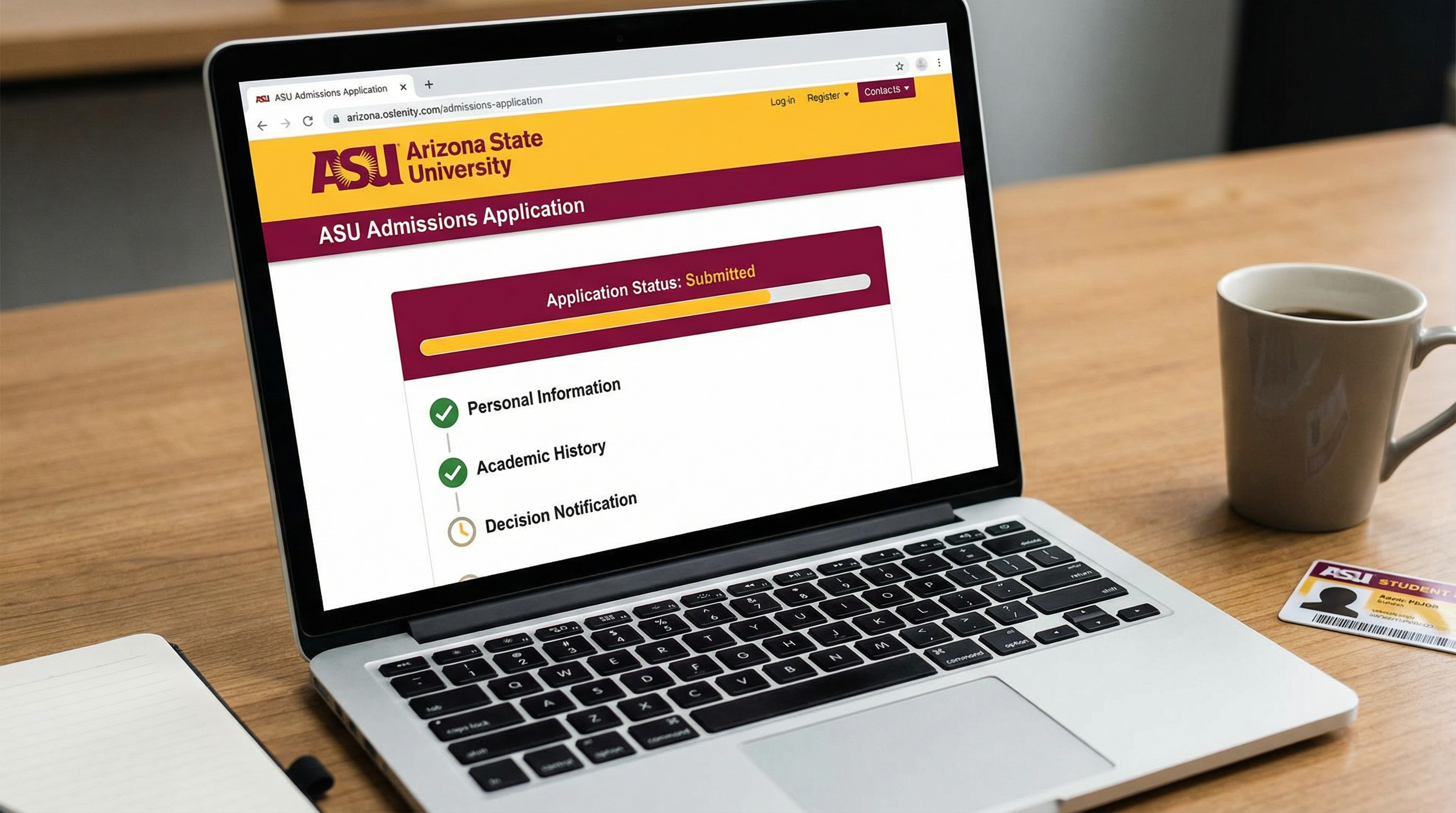 ASU Admissions Application UI
